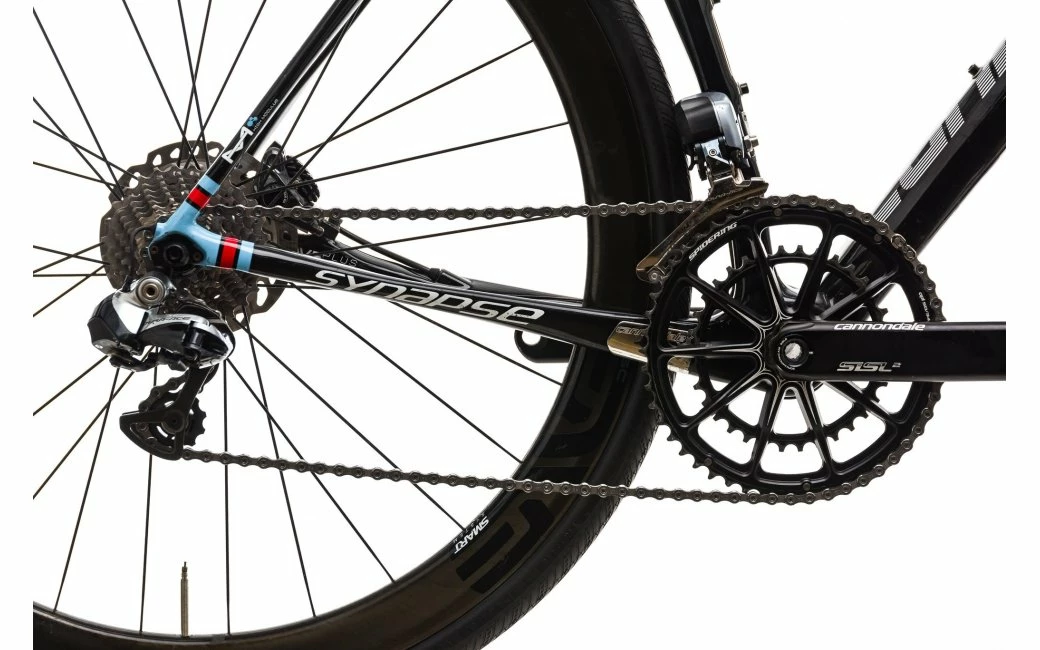 Vélo De Route Cannondale Synapse Hi-Mod Ultegra Di2 Disc Noir - 2014 3 Vélo De Route Cannondale Synapse Hi-Mod Ultegra Di2 Disc Noir - 2014 – Image 3