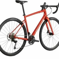 Vélo Gravel SPECIALIZED Diverge Elite E5 Rouge - 2022 -Equipement vélo électrique Boutique velo gravel specialized diverge elite e5 rouge 2022 2