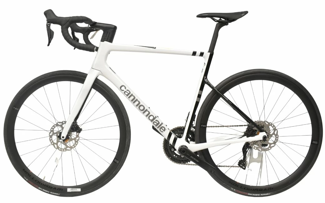 Vélo Route CANNONDALE SuperSix EVO Carbon Disc 105 Di2 Blanc/Noir - 2023 2 Vélo Route CANNONDALE SuperSix EVO Carbon Disc 105 Di2 Blanc/Noir - 2023 – Image 2