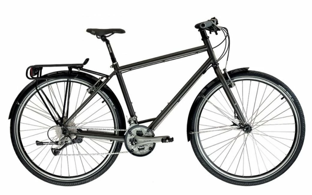 VTC Histoire Bike Randonneuse Classique 300 Gris Foncé - 2022 1 VTC Histoire Bike Randonneuse Classique 300 Gris Foncé - 2022