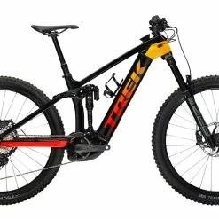 VTT électrique TREK Rail 9.8 XT Noir/Jaune/Rouge 750Wh - 2023